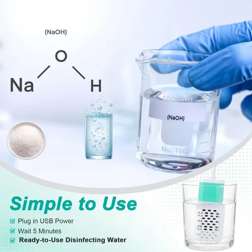 Miniatura 4 de 1 generador de hipoclorito de sodio con 1 caja de tiras de prueba de cloro y papel de prueba de PH, fabricante de electrolizador de agua