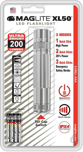 Miniatura 8 de MagLite XL50-S3096MagLite XL50 Linterna LED AAA de 3 celdas, gris