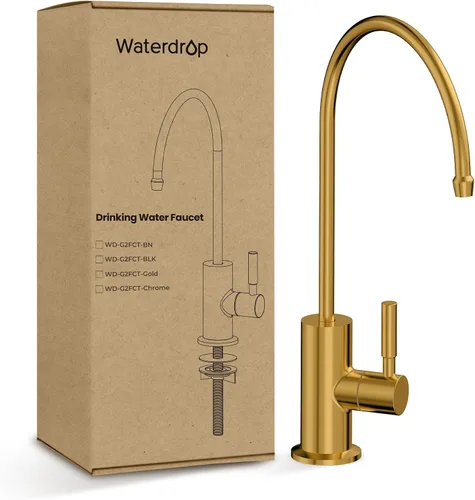 Miniatura 12 de Waterdrop Grifo de agua filtrada para fregadero de cocina, ósmosis inversa, acero inoxidable, negro