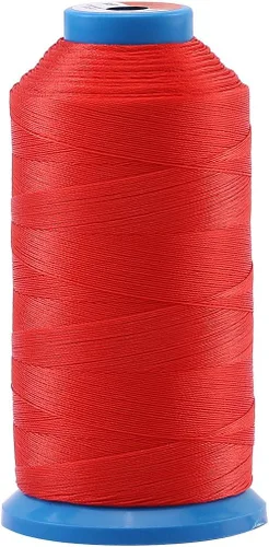 Miniatura 37 de Selric [1500 yardas/recubierto/sin desenredo/22 colores disponibles] Hilos de nailon prensado resistentes #69 T70 tamaño 210D/3 para tapicería
