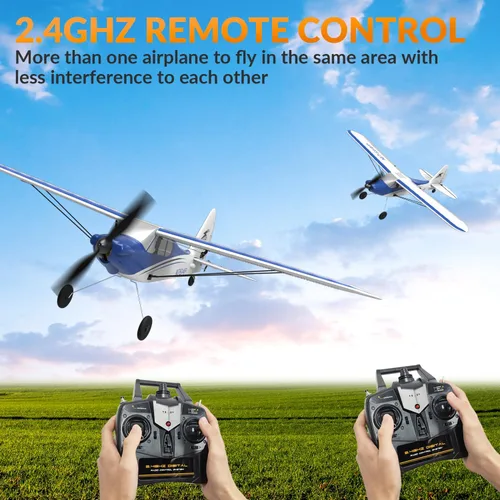 Miniatura 4 de RC Plane Sport Cub 500 S2 RC Avión RTF 4 CH Avión de control remoto con sistema de estabilización giroscópica y acrobático de una tecla, listo