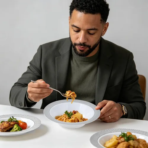 Miniatura 6 de JOLLY CHEF Paquete de 50 cuencos de plástico con borde plateado, cuencos de sopa desechables de 12 onzas, cuencos de plástico resistentes