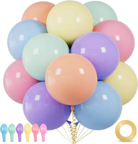 Miniatura 14 de Globos desnudos 18 pulgadas 12 unidades, globos grandes de látex redondos de helio para fiesta de cumpleaños, baby shower, boda, aniversario
