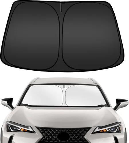 Miniatura 46 de ARISMOTOR - Parasol plegable para parabrisas para Honda Civic 11.ª generación 2022-2025 2026, protector de visera de sol personalizado para ventana