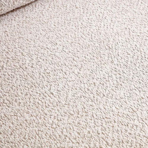 Miniatura 9 de Sofá curvado compacto de 69 pulgadas para espacios pequeños y apartamentos, sofá boucle de estilo japonés, sofá minimalista de 2 plazas con marco