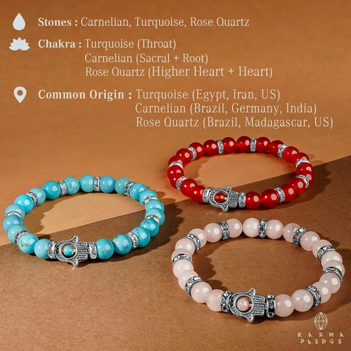 Miniatura 32 de Pulseras de cristal para mujeres y hombres, regalos de cumpleaños, hechas a mano de 0.236 in con cuentas de piedra para equilibrio de chakras