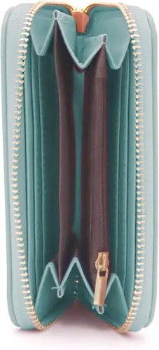 Miniatura 4 de LOVESOME Cartera pequeña con cremallera alrededor de la muñeca para mujer