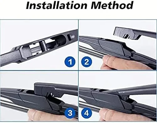 Miniatura 7 de TWSIT 1 Set Rear Windshield Wiper Blade Arm,for Opel Zafira B MK2 2005-2015 14" Arm Blade Replacement