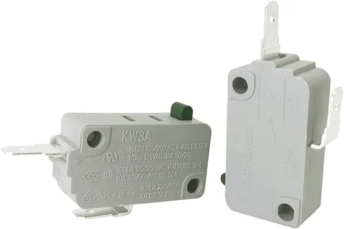 2 piezas KW3A normalmente cerrado horno microondas puerta micro interruptor DR52