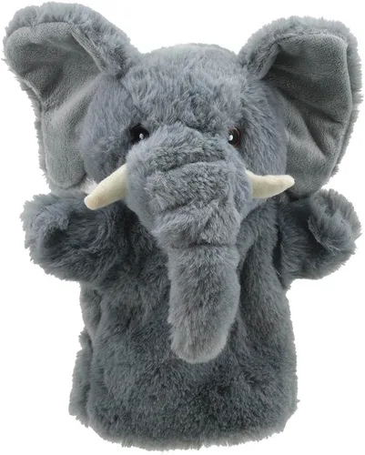 The Puppet Company - Eco Animal Buddies - Marioneta de mano de elefante - 9.8 in