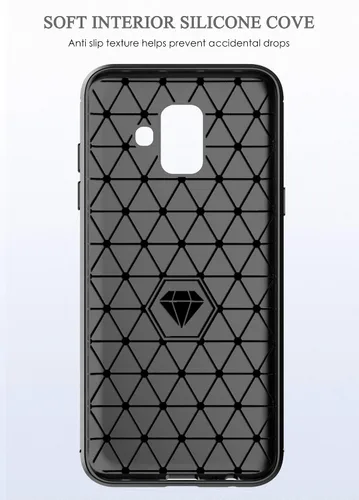 Miniatura 6 de Asuwish Funda de teléfono para Samsung Galaxy A6 con protector de pantalla de vidrio templado y accesorios de celda de silicona delgada y suave TPU