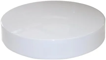 Miniatura 2 de Beam Lighting - Difusor redondo de acrílico estilo tambor blanco de 11 pulgadas Cubierta de repuesto de luz de techo Circline con cuello