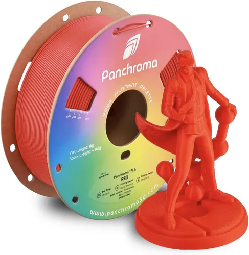 Miniatura 56 de Polymaker Panchroma Filamento de impresora 3D PLA negro, 0.069 in, carrete de 2.2 libras, fácil de imprimir, impresión de alta velocidad, sin