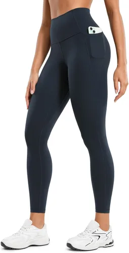 CRZ YOGA Butterluxe - Leggings de entrenamiento con bolsillos de 25 pulgadas, cintura alta, pantalones de yoga para mujer, suaves como la mantequilla