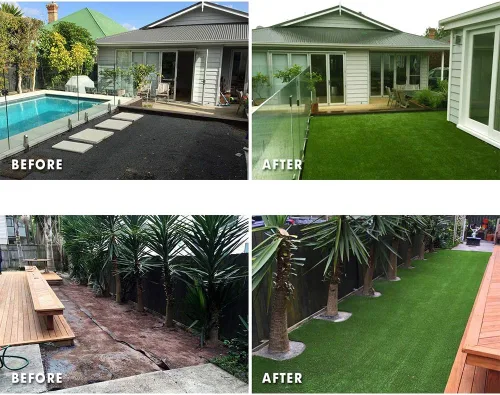 Miniatura 5 de Petgrow Césped artificial sintético de 8 pies x 10 pies para interior y exterior, alfombra de césped sintético para perros, alfombra de césped