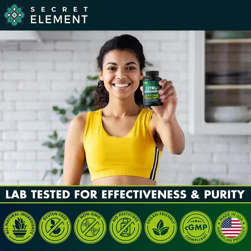Miniatura 2 de (PAQUETE DE 2) Extracto de Bergamota Cítrica 1000mg - Suplemento de Bergamota Cítrica para la Salud Circulatoria, Inmunidad y Envejecimiento Cápsulas
