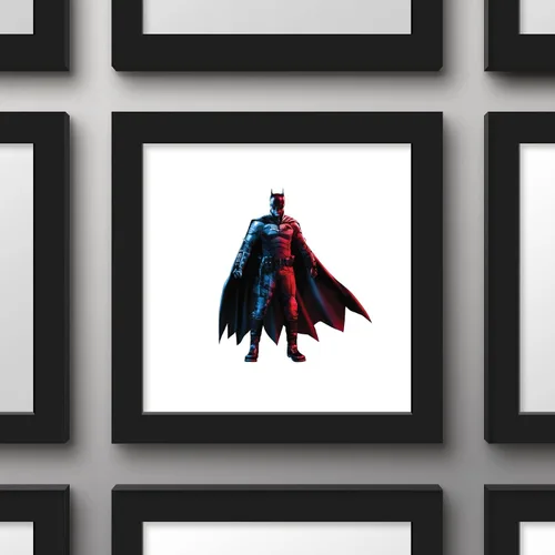 Miniatura 3 de Gallery Pops DC Comics The Batman - Arte de pared de Batman, versión enmarcada negra, 12 x 12 pulgadas