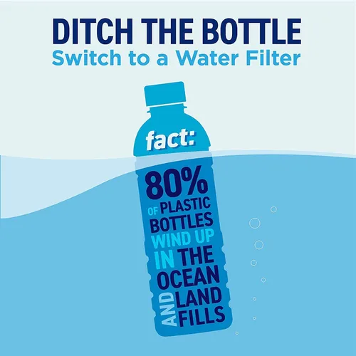 Miniatura 8 de Reemplazos de filtro Brita Commercial Cool, filtros de agua de repuesto para jarra Brita estándar, dura hasta 60 galones, Certificado NSF, CCWFB6