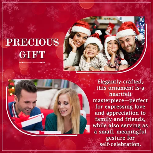 Miniatura 4 de Adorno de Navidad con texto en inglés «Thank You» «May You Be Proud of– Compañero de trabajo, apreciación laboral, recuerdo de jubilación
