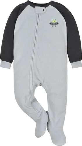 Miniatura 2 de Gerber Baby Boys' Toddler Loose Fit Flame Resistant Fleece Footed Pajamas 2-Pack
