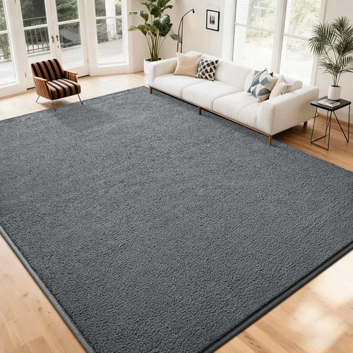 Miniatura 35 de Nuttumico - Alfombras grandes y modernas para dormitorio, sala de estar, alfombra gris de 5 x 7 pies, alfombra de interior de espuma viscoelástica