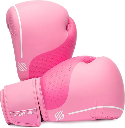 Miniatura 3 de Sanabul Guantes de Boxeo de Huevo de Pascua para Mujeres, Guantes Pro de Entrenamiento MMA Kickboxing Muay Thai, Guantes de Boxeo para Sparring
