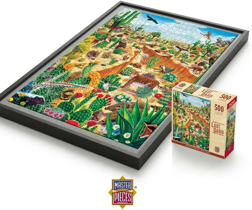 Miniatura 8 de MasterPieces Rompecabezas de 550 piezas para adultos, familia o jóvenes, Last Oasis, 18 x 24 pulgadas