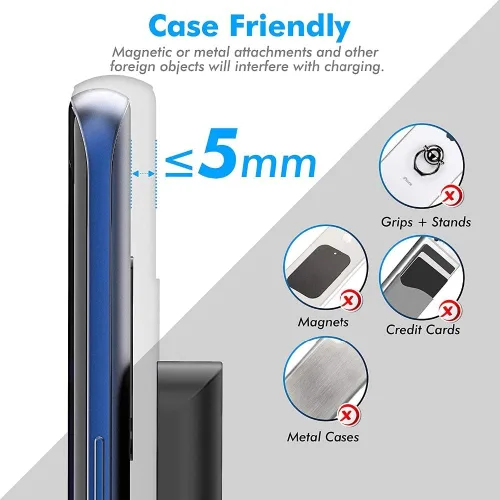 Miniatura 5 de Cargador inalámbrico rápido de 20 W, soporte de carga inalámbrica compatible con iPhone 17 16 Pro, 15 Pro, 15, 14, 13, 12, 11 Series/X/XS, cargador