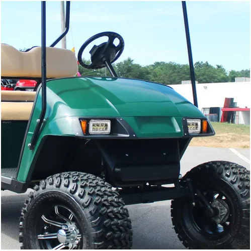 Miniatura 4 de 10L0L Kit de luz para carrito de golf mejorado para EZGO TXT, kit de luz trasera para faros delanteros con luz baja/alta, interruptor de señal