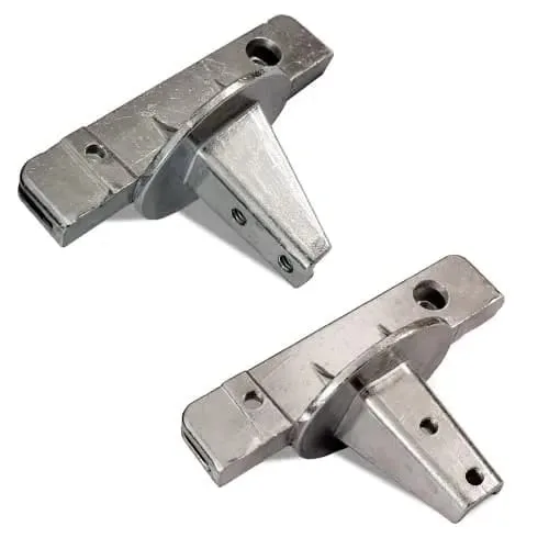 Soporte de señal de calle resistente con canal en U 12" 90d, plano
