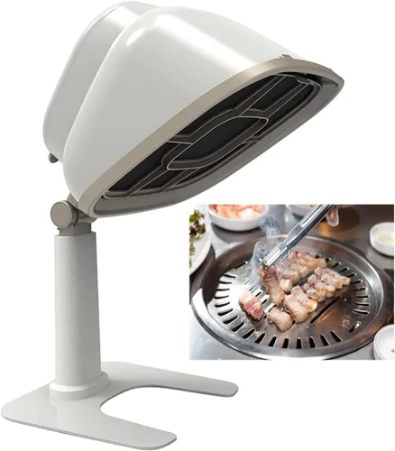 Campana extractora portátil de 3200 RPM recargable por USB, ajuste de ángulo de altura, lavable, para el hogar, cocina, olla caliente, caravana, A