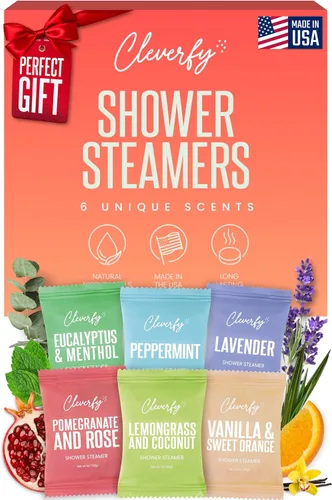 Cleverfy Shower Steamers - Aromaterapia - Regalos de cumpleaños para mujeres, mamá, esposa, abuela, ella, mejor amiga, hija, hermana, adolescentes y