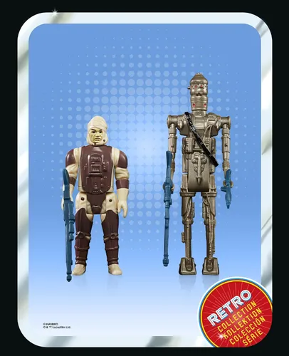 Miniatura 9 de STAR WARS Retro Collection Special Bounty Hunters - Paquete de 2 juguetes Dengar e IG-88 de 3.75 pulgadas, figuras de The Empire Strikes Back