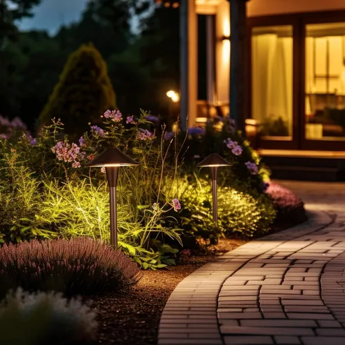Miniatura 2 de LEONLITE Update 5CCT Luces de Sendero de Bajo Voltaje, Luces LED para Sendero de Paisajismo, 1800/2700/3000/4000/5000K, Cabezal de Cono Plano