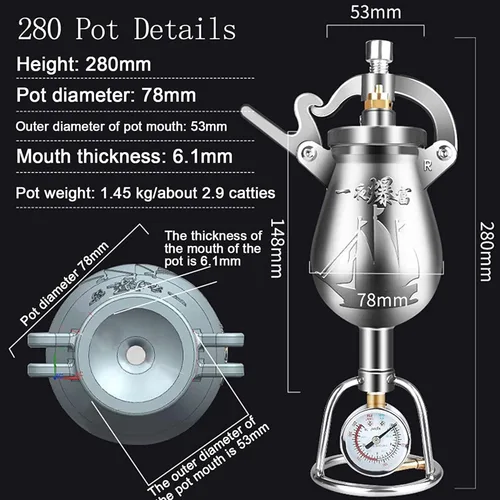 Miniatura 3 de Mini máquina para hacer palomitas de maíz con soporte, máquina retro de 8.8 fl oz con manivela de mano, pequeña máquina de palomitas de maíz