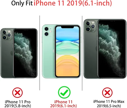 Miniatura 7 de NITITOP Funda compatible con iPhone 11, funda transparente con diseño de oso floral y cadena de pulsera de flores para mujeres y niñas, funda de TPU