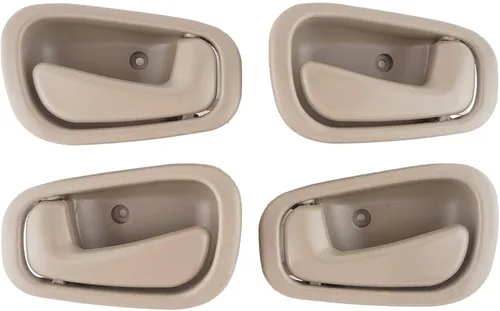 NPAUTO Manijas de puerta interior delantera trasera para lado del conductor y del pasajero, juego de reemplazo para 1998 1999 2000 2001 2002 Toyota