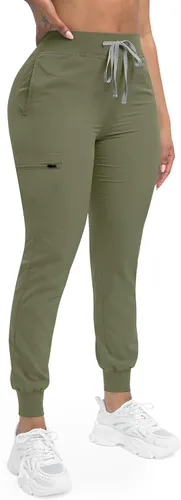 Miniatura 5 de niaahinn Conjunto de uniforme médico de enfermera para mujer, camiseta con cuello en V y pantalones deportivos, uniforme médico, traje para mujer