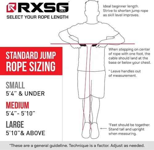 Miniatura 5 de Rx Smart Gear Cuerda de saltar con asas ergonómicas antideslizantes, cuerda de polipropileno con peso para fitness y ejercicio, entrenamiento