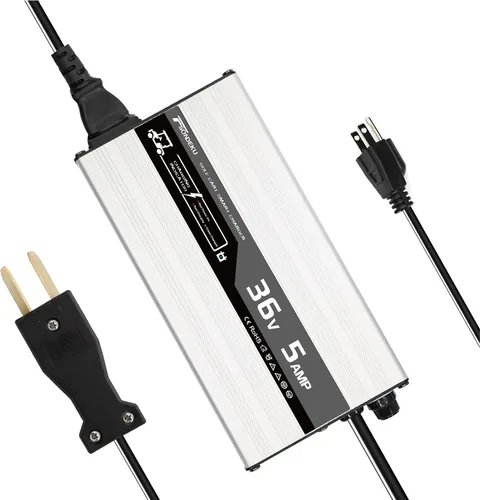 Miniatura 8 de Cargador de batería de carrito de golf de 36 V 5 A para baterías de plomo-ácido de 36 voltios con tecnología de carga de 4 etapas, carga rápida