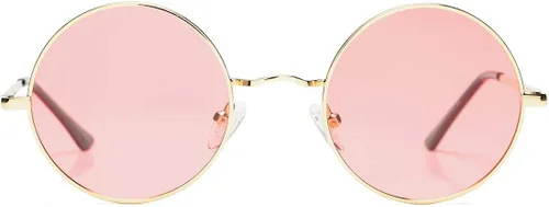 Miniatura 4 de COASION Gafas de sol polarizadas redondas retro con círculos UV400