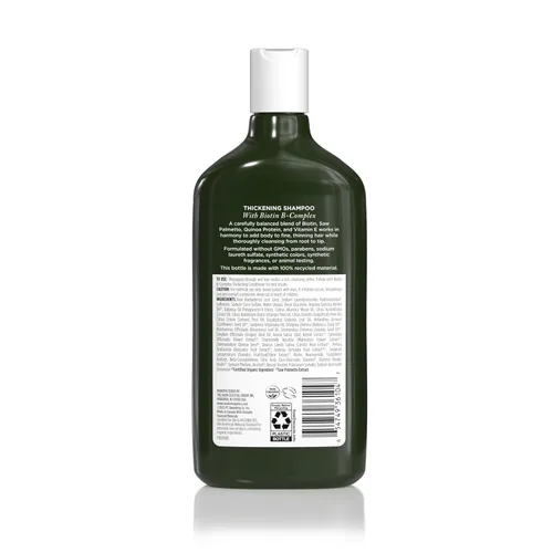 Miniatura 2 de Avalon Organics Champú terapéutico All Natural Biotin B-Complex, 11 onzas líquidas