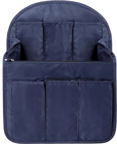 Surblue Organizador de Mochila con Forro y Bolsillo Colgante para Viaje, Organizador de Bolso y Bandolera con Divisores de Alta Capacidad, Plegable