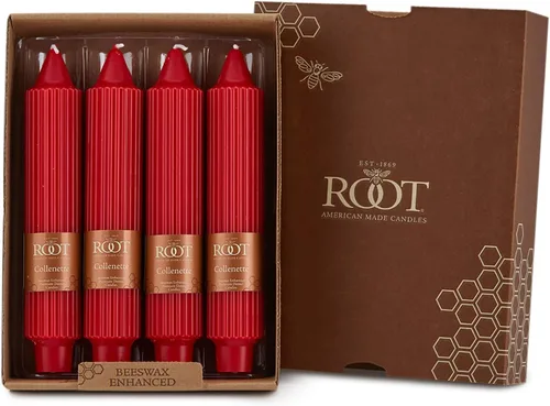 Miniatura 21 de Root Candles Velas de Cena Sin Aroma Juego de Velas en Caja de Mezcla Premium de Cera de Abeja, 9 Pulgadas, Rosa Polvoriento, 4 Unidades Rosa