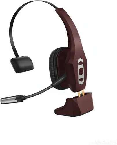 Miniatura 10 de Auriculares Bluetooth Trucker con base de carga, auriculares inalámbricos manos libres con micrófono de cancelación de ruido y botón de silencio
