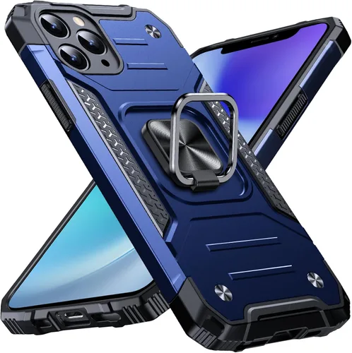 Miniatura 103 de Anqrp Funda resistente para iPhone 6/7/8/SE/SE2 con soporte de anillo mejorado y agarre, grado militar, a prueba de golpes, resistente y robusta
