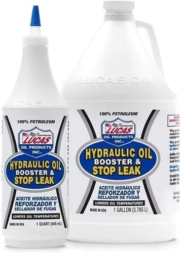 Lucas Oil 10018 - Potenciador de aceite hidráulico y detener fugas, 1 galón (paquete de 4)
