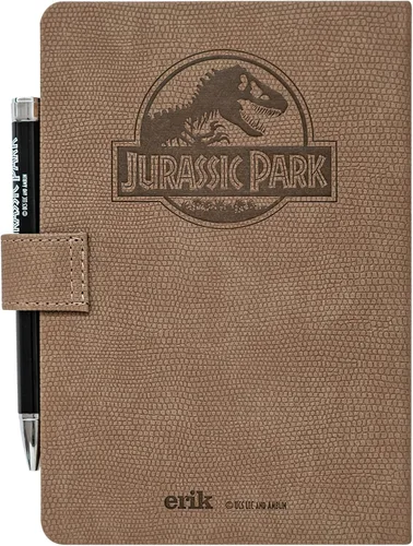 Miniatura 2 de Cuaderno diario oficial de Jurassic Park, cuadernos de tapa dura + bolígrafo, cuaderno A5, bonitos cuadernos 180 páginas punteadas Jurassic