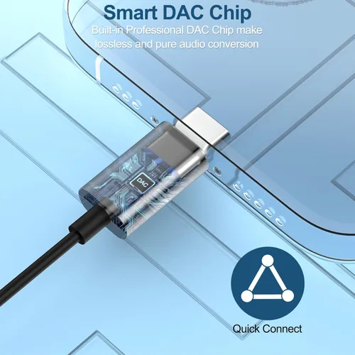 Miniatura 7 de Auriculares tipo C con cable USB C para Samsung Galaxy A17/A16 5G/S25 FE/S25 Ultra/S25 Plus/S24FE/S23FE/A56/A36/S22, iPhone 17/16e/16 Plus/Pro Max