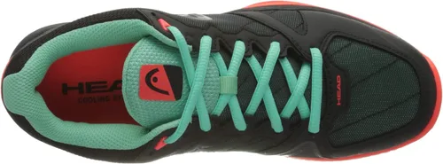 Miniatura 5 de HEAD Revolt - Zapato de corte para hombre color negro y verde azulado